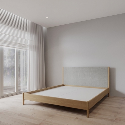 Giường Ngủ Gỗ Sồi 02